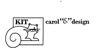 KIT CAROL "E" DESIGN logo
