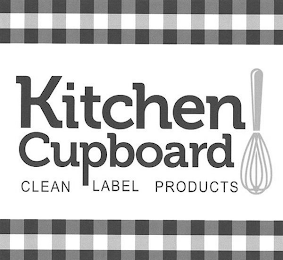 KITCHEN CUPBOARD CLEAN LABEL PRODUCTS logo