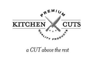 KITCHEN CUTS PREMIUM QUALITY PRODUCTS A CUT ABOVE THE REST logo
