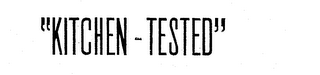 "KITCHEN-TESTED." logo