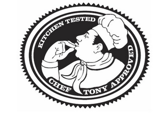 KITCHEN TESTED CHEF TONY APPROVED logo