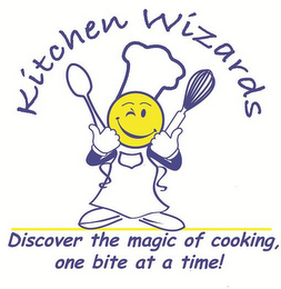 KITCHEN WIZARDS DISCOVER THE MAGIC OF COOKING, ONE BITE AT A TIME! logo
