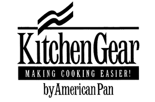 KITCHENGEAR MAKING COOKING EASIER! BY AMERICAN PAN logo