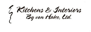 KITCHENS & INTERIORS BY VON HAKE, LTD. logo