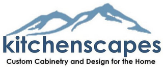KITCHENSCAPES CUSTOM CABINETRY AND DESIGN FOR THE HOME logo