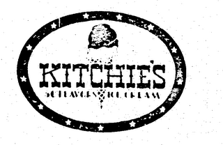 KITCHIE'S OF 50 FLAVORS ICE CREAM logo