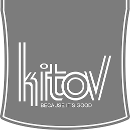 KITOV BECAUSE IT'S GOOD logo