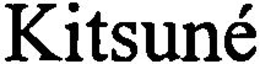 KITSUNÉ logo