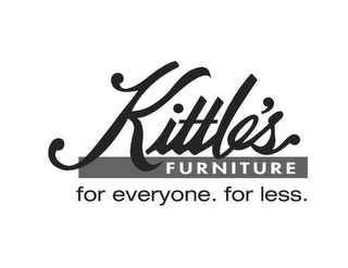 KITTLE'S FURNITURE FOR EVERYONE. FOR LESS. logo