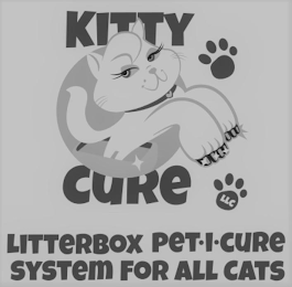KITTY CURE LLC LITTERBOX PET-I-CURE SYSTEM FOR ALL CATS logo