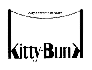 "KITTY'S FAVORITE HANGOUT" KITTY-BUNK logo