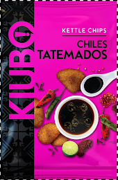 KIUBO KETTLE CHIPS CHILES TATEMADOS logo