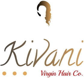 KIVANI . . . VIRGIN HAIR CO. logo