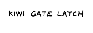 KIWI GATE LATCH logo