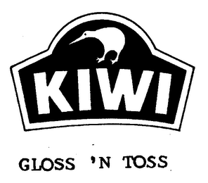 KIWI GLOSS 'N TOSS logo