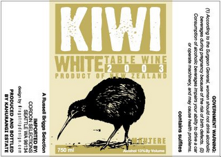 KIWI WHITE logo