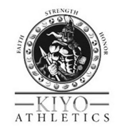 KIYO ATHLETICS FAITH STRENGTH HONOR logo