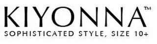 KIYONNA SOPHISTICATED STYLE, SIZE 10+ logo