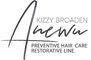 KIZZY BROADEN ANEW U PREVENTIVE HAIR CARE RESTORATIVE LINE logo