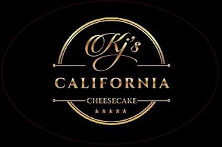 KJS CALIFORNIA CHEESECAKE logo