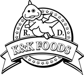 K&K FOODS R. D. logo