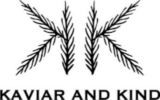 KK KAVIAR AND KIND logo