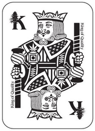 KK KING OF QUALITY KING OF QUALITY logo