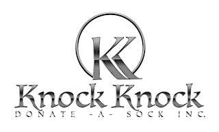 KK KNOCK KNOCK DONATE-A-SOCK INC. logo