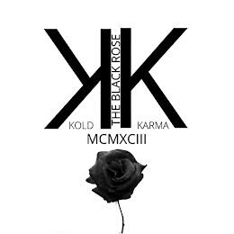 KK THE BLACK ROSE KOLD KARMA MCMXCIII logo