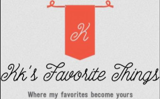 KK'S FAVORITE THINGS WHERE MY FAVORITES BECOME YOURS logo