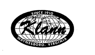 KLANN SINCE 1910 WAYNESBORO, VIRGINIA logo