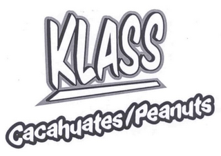 KLASS CACAHUATES/PEANUTS logo