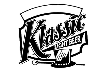 KLASSIC LIGHT BEER logo