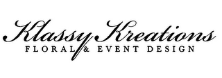 KLASSY KREATIONS FLORAL & EVENT DESIGN logo