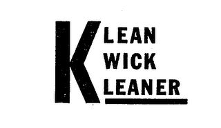 KLEAN KWICK KLEANER logo