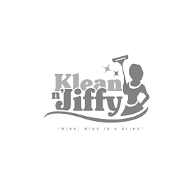 KLEAN N'JIFFY "WINK, WINK IN A BLINK" logo