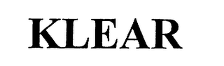 KLEAR logo