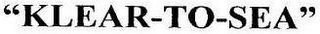 "KLEAR-TO-SEA" logo