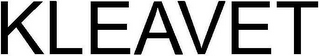 KLEAVET logo