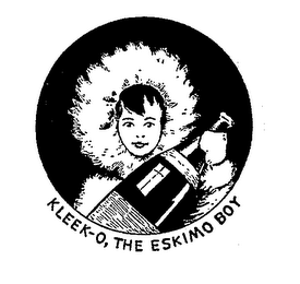 KLEEK-O, THE ESKIMO BOY logo