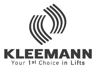 KLEEMANN YOUR 1ST CHOICE IN LIFTS logo