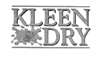 KLEEN& DRY logo