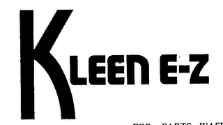 KLEEN E-Z logo