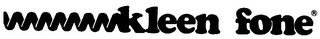 KLEEN FONE logo
