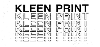KLEEN PRINT logo