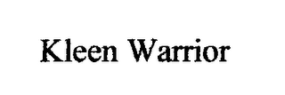 KLEEN WARRIOR logo