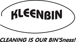 KLEENBIN CLEANING IS OUR BIN'SNESS! logo