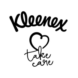 KLEENEX TAKE CARE logo
