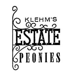 KLEHM'S ESTATE PEONIES logo