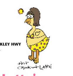 KLEY HWY HOT CHICK A LATTE' logo
